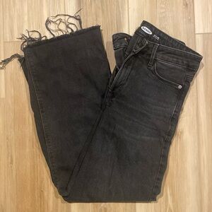 Old navy wide leg extra high rise black pants - size 2